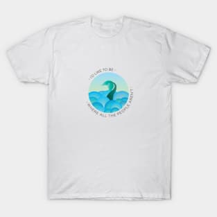 Swim Away Large T-Shirt